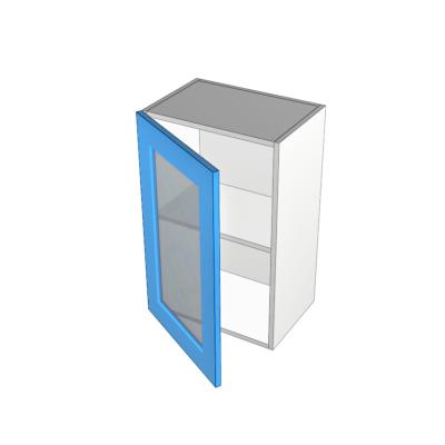 glass cabinet hinged left