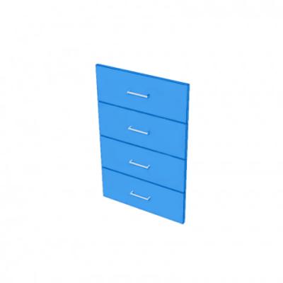 4 drawer fronts