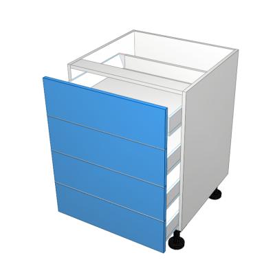 4 equal drawers
