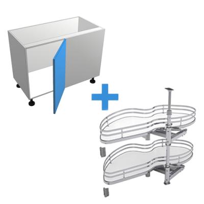 blind Corner - Hinged Right with SIGE Kindey Pull out