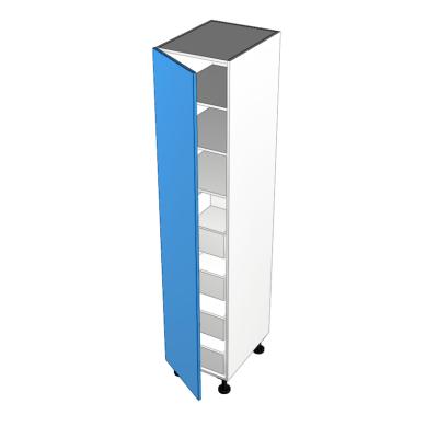 1 door pantry hinged left with internal drawers dimension