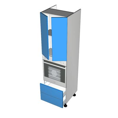 Wall-Oven-2-Drawers 2 Doors NO OVEN