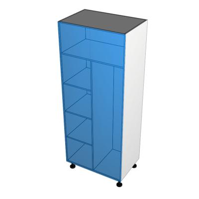 Wardrobe Cabinet 2-doors-left-shelves